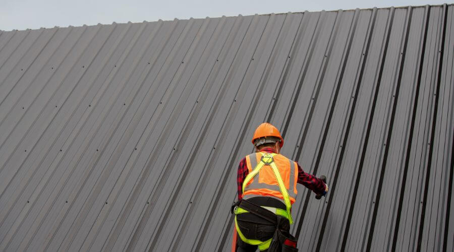 Professional metal roof installation services in Fort Thompson, SD